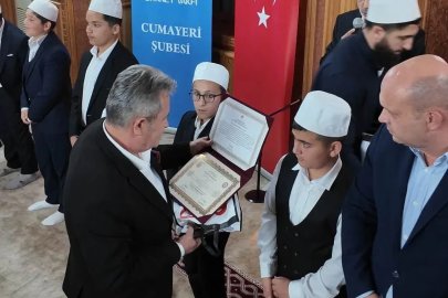 Cumayeri’nde 12 hafıza belgeleri takdim edildi
