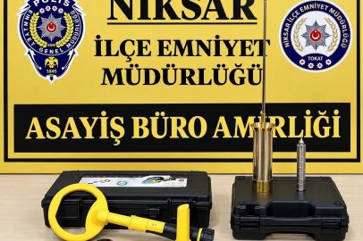 Tokat’ta kaçak defineciler suçüstü yakalandı
