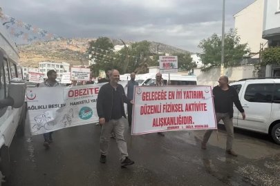 Obeziteye dikkat çekmek için yürüdüler
