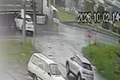 Samsun’da 5 kişinin yaralandığı kazanın güvenlik kamerası görüntüsü ortaya çıktı
