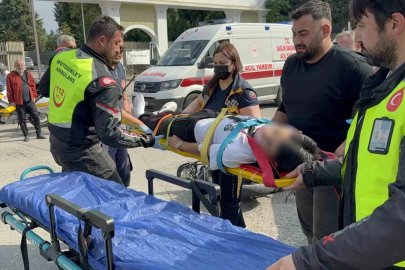 Samsun’da otomobille çarpışan motosikletin 17 yaşındaki sürücüsü yaralandı

