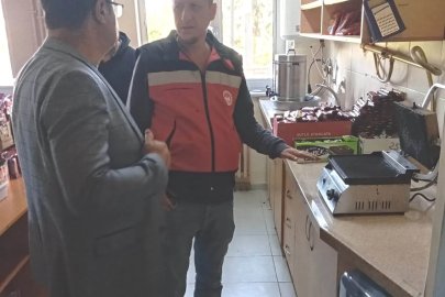 Çavdarhisar’da okul kantinlerine gıda denetimi
