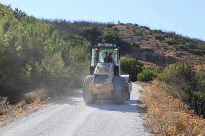 Bodrum’da sathi kaplama çalışmaları sürüyor
