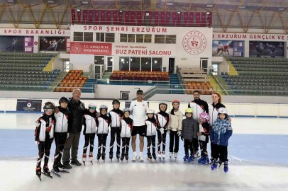 Olimpik Sporcu Furkan Akar, geleceğin sürat patencilerine ilham oluyor
