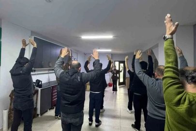 Düzce’de esnafa sabah sporu
