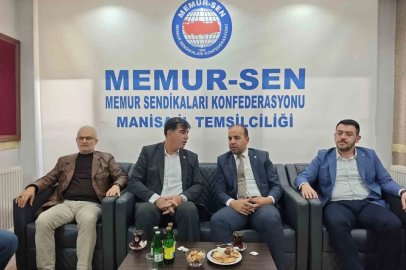 Gültekin’den Memur-Sen’e ziyaret
