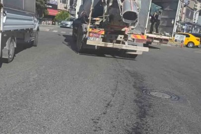 Ereğli’de beton mikserinden çevre kirliliği tepkisi
