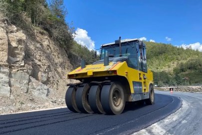 Yığılca-Yedigöller yolunda 5,5 kilometrelik asfalt çalışması tamamlandı
