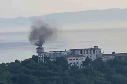 Tarihi Heybeliada Sanatoryumu’nda korkutan yangın
