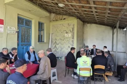 Kaymakam Polat köylerde vatandaşların taleplerini dinledi
