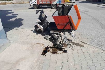 Karapınar’da otomobil ve motosiklet çarpıştı: 1 yaralı
