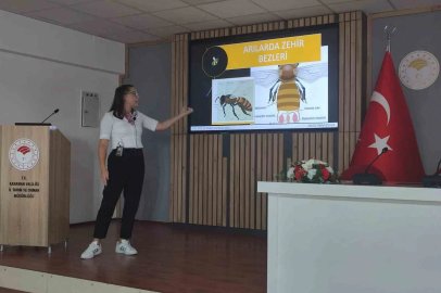 DAGEM’den Karamanlı arıcılara bal arısı zehri üretimi eğitimi
