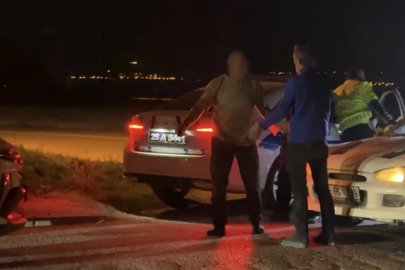Alkollü yakalanan sürücünün arkadaşı: "Bu şoför salak, ben size yakalanmam"
