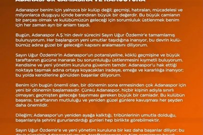 Adanaspor devredildi
