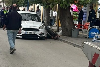 Ankara’da otomobil, motosiklete çarptı: 1 ağır yaralı
