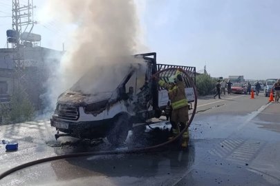 Alevlere teslim olan pikap kullanılmaz hale geldi
