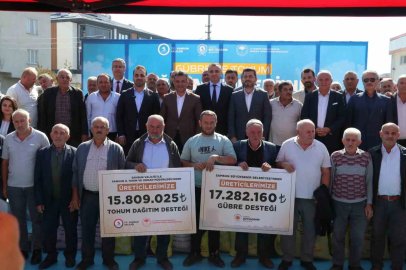 Samsun’da bin 757 üreticiye tohum ve gübre desteği

