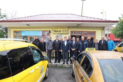 Vali Aydoğdu’dan taksici esnafına ziyaret
