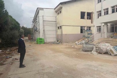 Söke’de meslek lisesinde güçlendirme çalışmaları sürüyor
