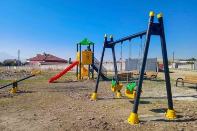 Aksaray’da 13 köye oyun grubu ve sosyal donatı malzemesi
