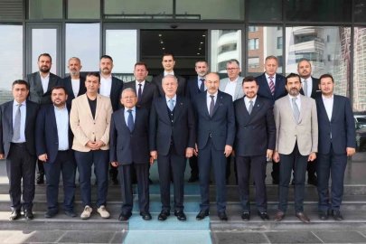 Hulusi Akar, Büyükkılıç ve Okandan’dan KTO’ya ’Hayırlı Olsun’ ziyareti
