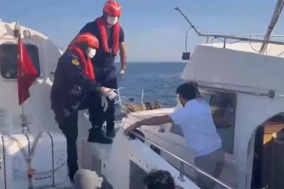 Aydın’da 17 düzensiz göçmen kurtarıldı, 1 göçmen kaçakçısı şüphelisi yakalandı
