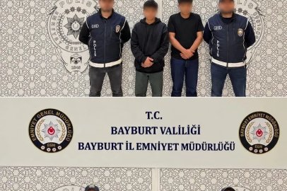 Bayburt’ta 2 düzensiz göçmen yakalandı
