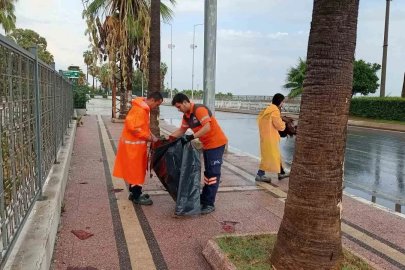 Mersin’de sağanak yağışa karşı ekipler teyakkuzda
