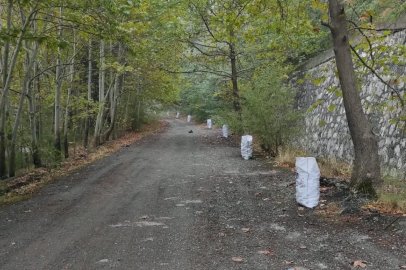 Pozantı’da 2 emekli arkadaş, 3 günde 20 çuval çöp topladı
