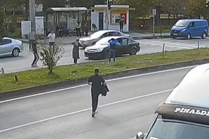 Yaya geçidinde bisikletli çocuğa otomobil çarptı: 1 yaralı
