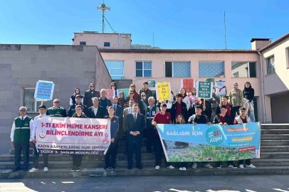 Kaynaşlı’da sağlık için farkındalık yürüyüşü
