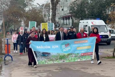 Akçakoca’da sağlık için yürüyüş
