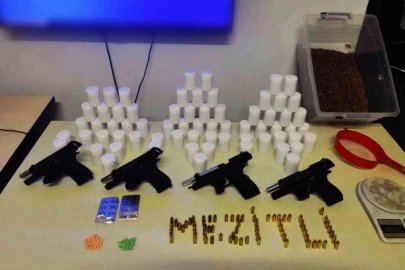 Mersin’de uyuşturucu ve ruhsatsız silah operasyonu: 1 tutuklama
