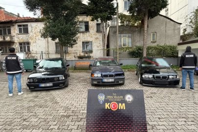 Ordu merkezli ’change’ araç operasyonu: 6 araca el konuldu
