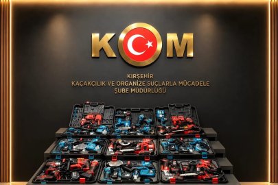 Kırşehir’de gümrük kaçağı 88 parça matkap ve testere seti ele geçirildi
