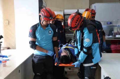 Elazığ’da deprem ve yangın tatbikatı
