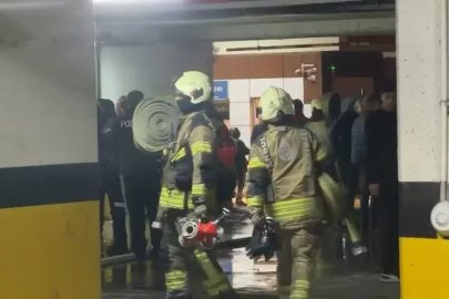 Başakşehir’de site otoparkında araç yangını: Site sakinleri tahliye edildi
