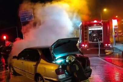 Acıpayam’da araç yangını korkuttu
