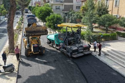 Salihli’de iki mahalleyi birbirine bağlayan Ferah Caddesi yenileniyor
