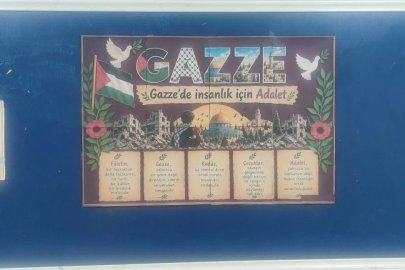 Fatih Anadolu Lisesi’nde "Kudüs Benim" ve "Vakti Kuşanmak" panoları hazırlandı
