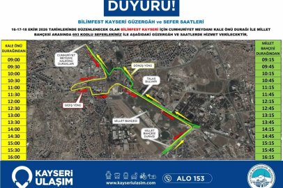 Bilim ve teknoloji şöleni başlıyor: 8. BİLİMFEST Kayseri kapılarını açıyor
