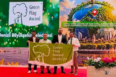 Denizli Büyükşehir "Green Flag Award" rekoruyla Türkiye’nin zirvesinde
