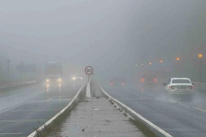 Bolu Dağı’nda sis ve yağış etkili oluyor
