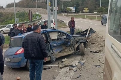 Boyabat’ta 3 araçlı kaza: 1 yaralı
