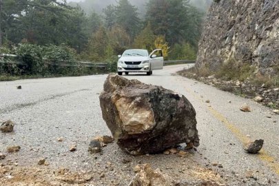 Karabük’te iki ayrı noktada kaya tehlikesi: Facianın eşiğinden dönüldü
