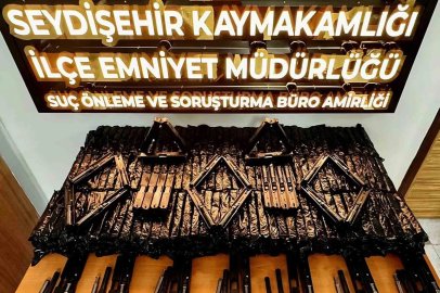 Seydişehir’de bin 560 silah parçası ele geçirildi
