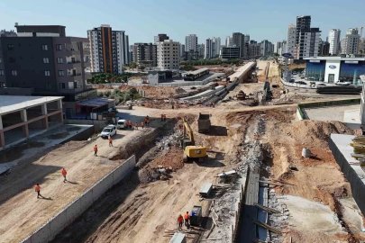 Mersin’de bin 720 metrelik kavşak projesinde çalışmalar sürüyor
