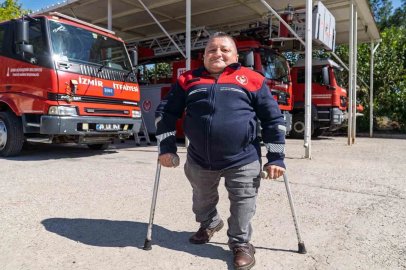 "110 Yaşar"ın 24 yıllık itfaiyecilik öyküsü
