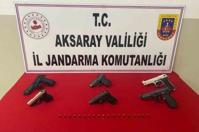 Aksaray’da kaçak silah operasyonu: 5 gözaltı
