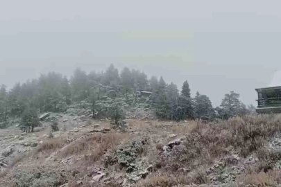 Kartalkaya’da kar yağışı etkili oldu
